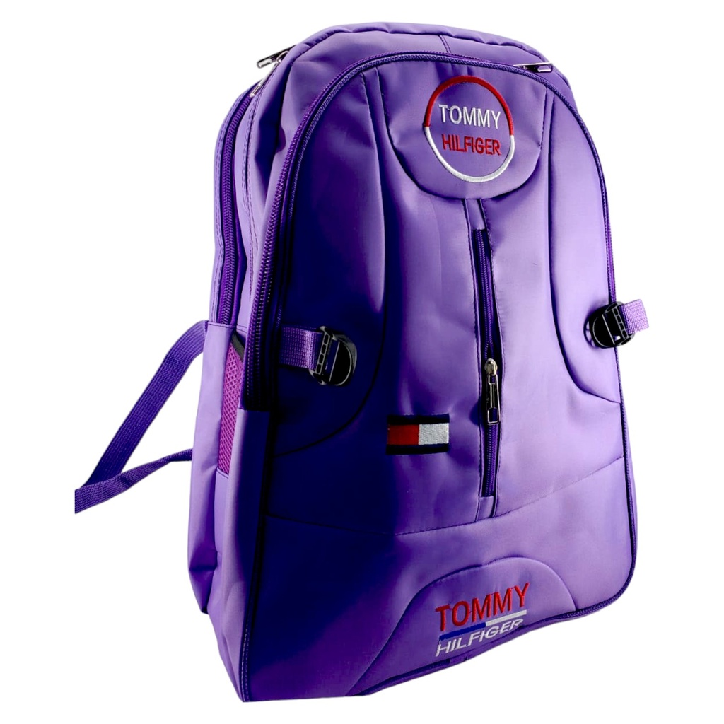 Tommy Hilfiger School Bag - Purple (Made In Pakistan)