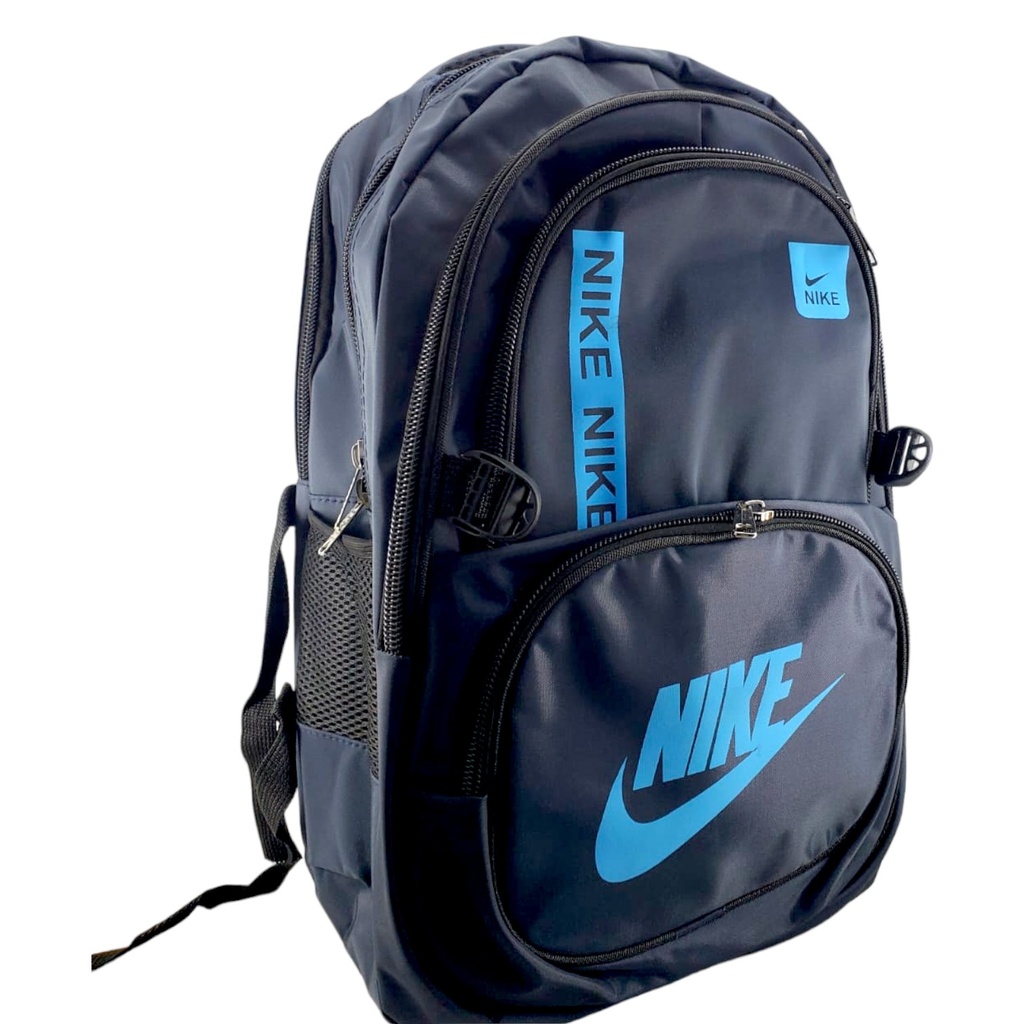 Nike School Bag - Blue - Class - 3 - 8 - 5 Zipper