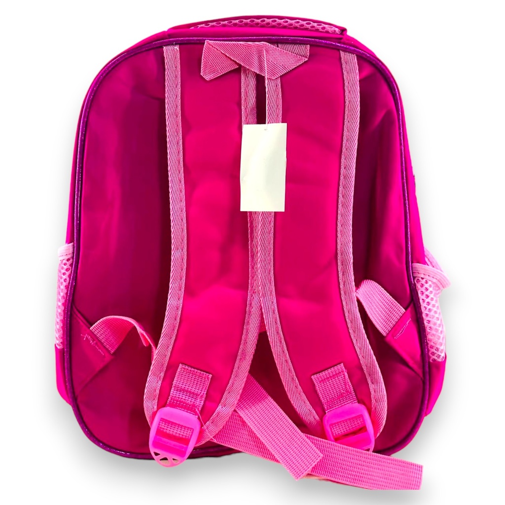 Lol School Bag Embossed With Light Pre Primary School Bag - Pink