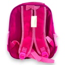 Unicorn School Bag Embossed With Light Pre Primary School Bag - Pink