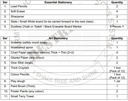 Army Public School Stage 1 Complete Stationery Sets