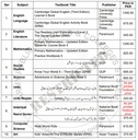 Army Public School Class 1 Complete Books Sets