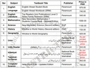 Army Public School Class 1 Complete Books Sets