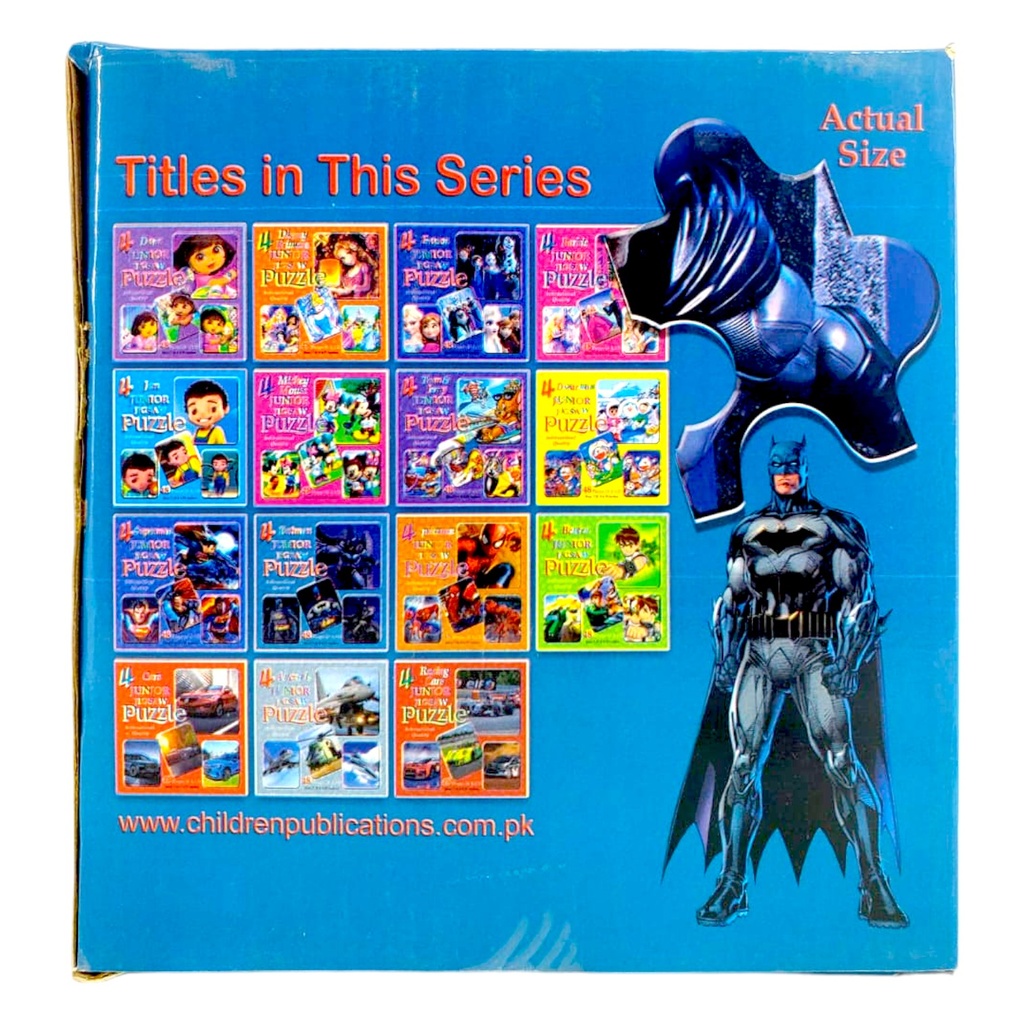 4 Junior Jigsaw Puzzle Batman - 48 Pcs - Children's