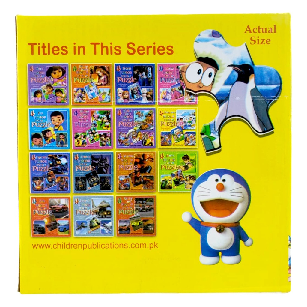 4 Junior Jigsaw Puzzle Doremon - 48 Pcs - Children's