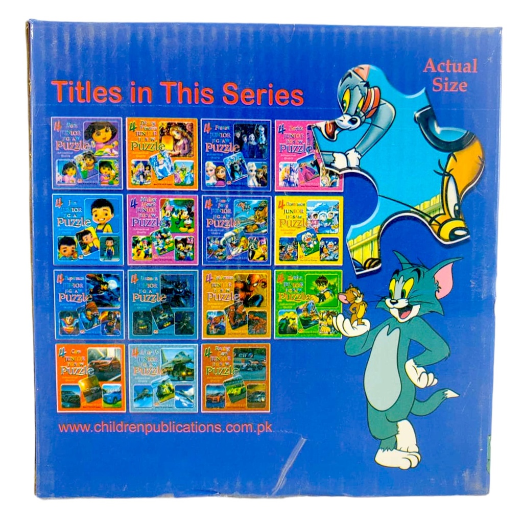 4 Junior Jigsaw Puzzle Tom & Jerry - 48 Pcs - Children's