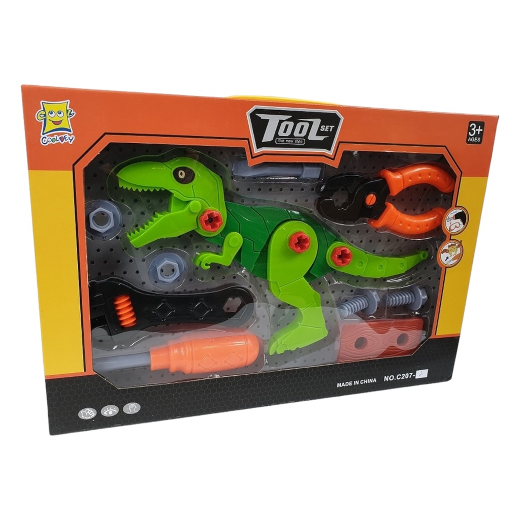 Tool set-Dinosaur - No. C207 - COOLDEY