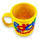 ABC Deisgned Famous Plastic Mug - Yellow