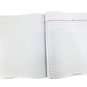 Single Line English Margin Inter Leaf Journal - 160 Pages - The AMI School