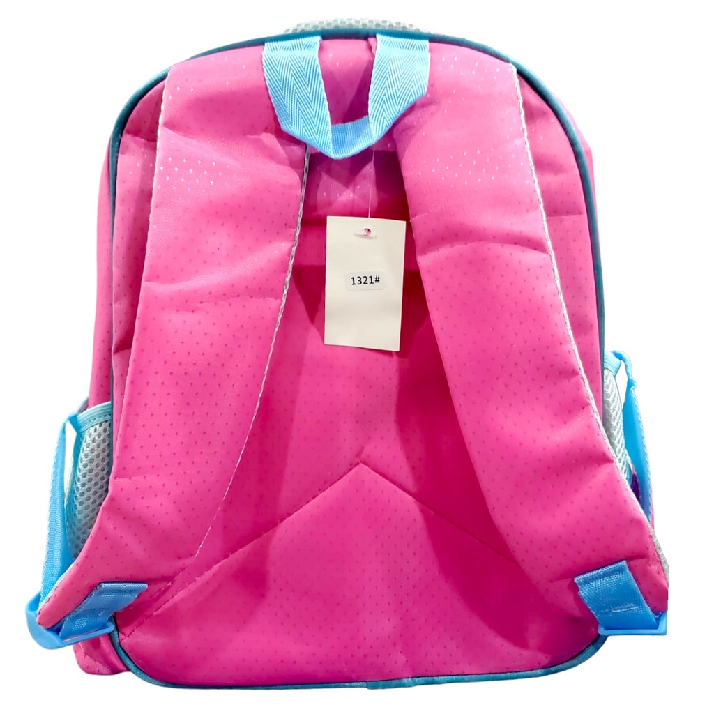 Unicorn Emboss Pre-Primary School Bag - 13 Inch - Pink - Castle