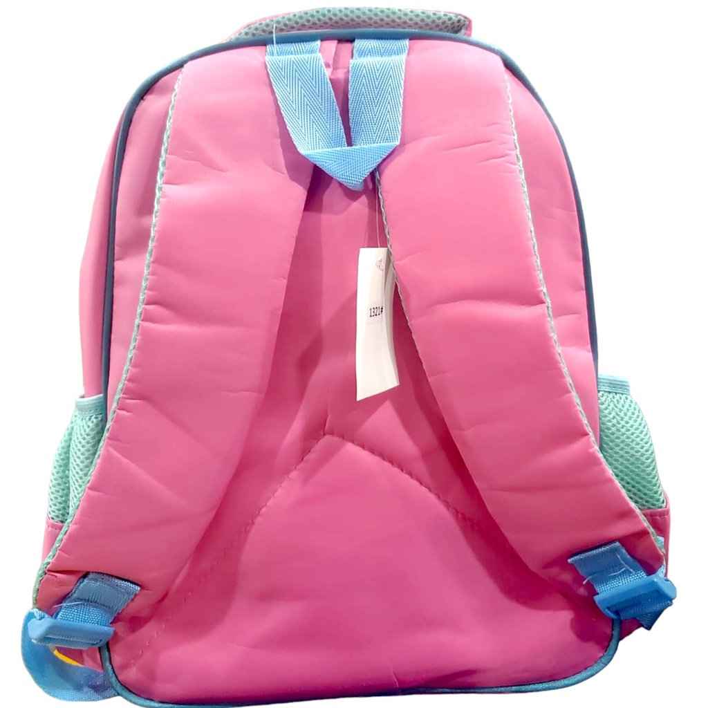 Kitty Emboss Pre-Primary School Bag - 13 Inch - Pink - Piano