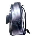 Cat School Bag With Pouch - Grey/Black - No. 166