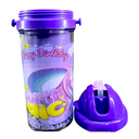 Fairy Gliter Plastic Water Bottle - Assorted Colors