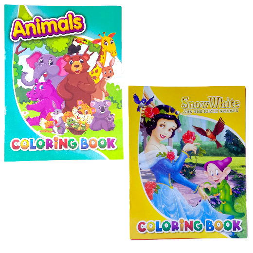 Assorted Character Colouring book