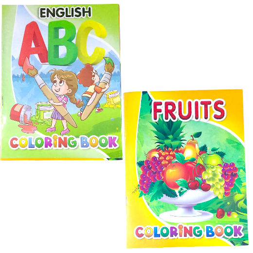 Assorted Character Colouring book