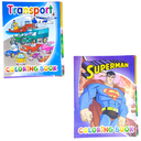 Assorted Character Colouring book
