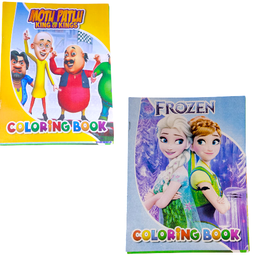 Assorted Character Colouring book