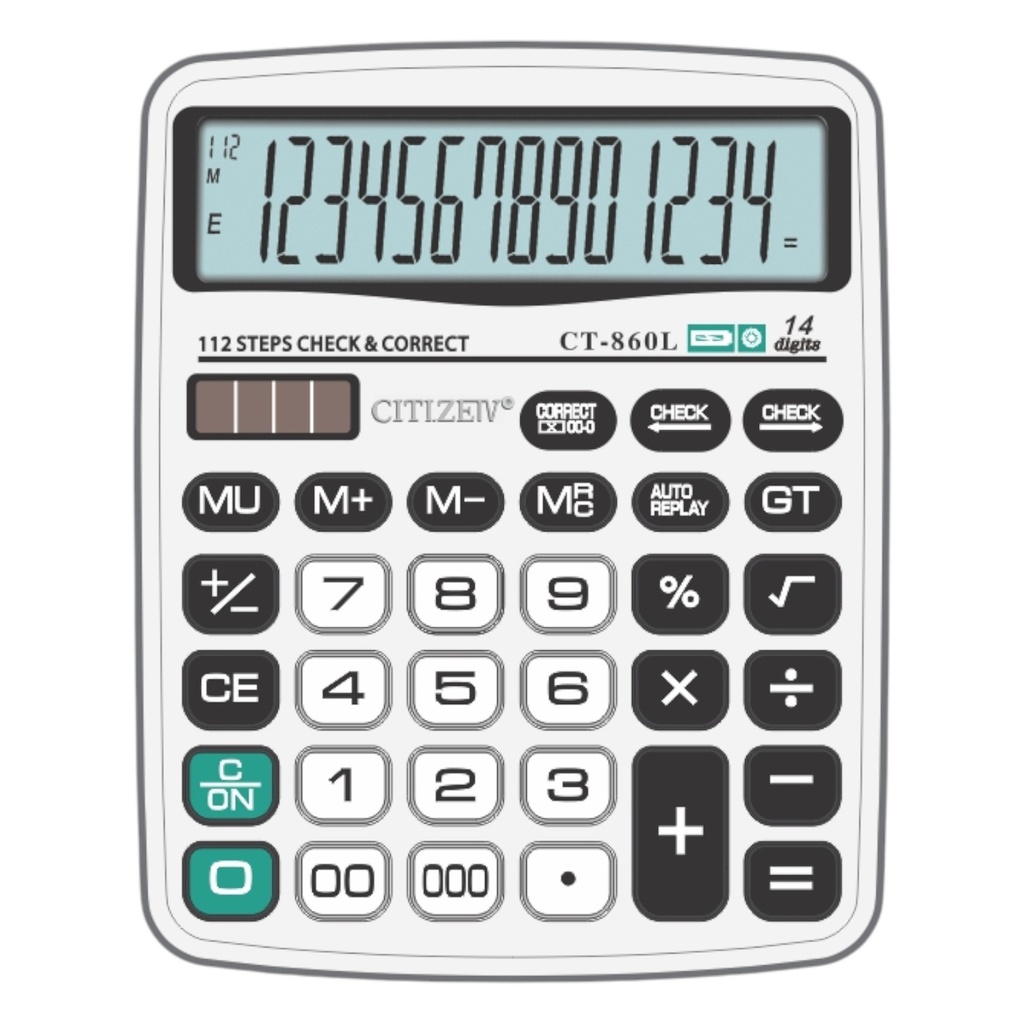 Citizen Superior Calculator - CT-860N / CT-8Plus