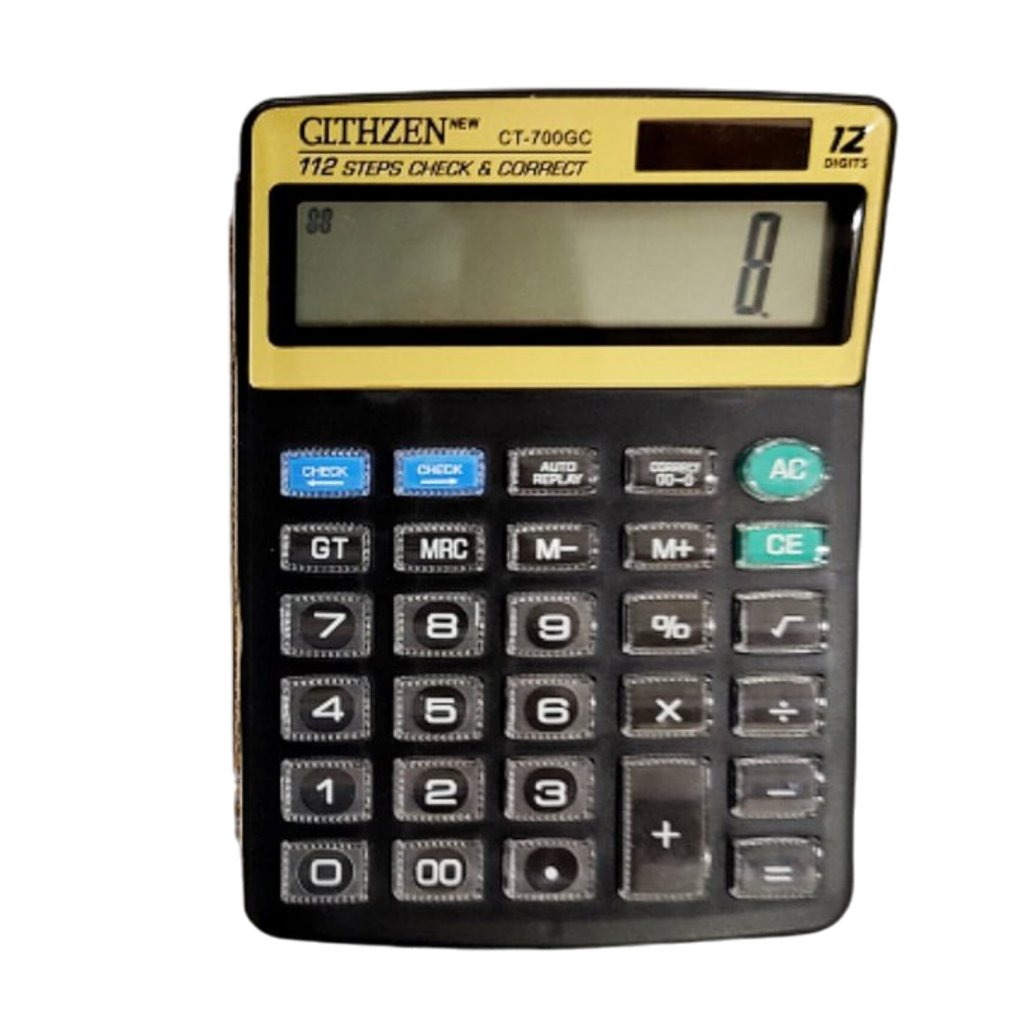 Gitizen Superior Calculator - 12 Digits - No. CT-700GC