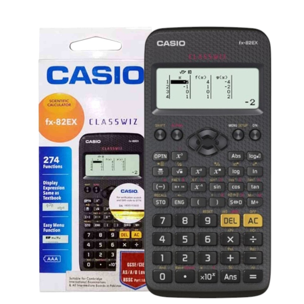 casio scientific calculator fx-82ex (CLASS WIZ)