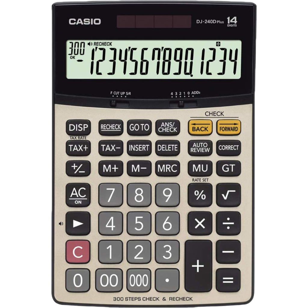 Casio Simple Calculator - No. DJ-240D