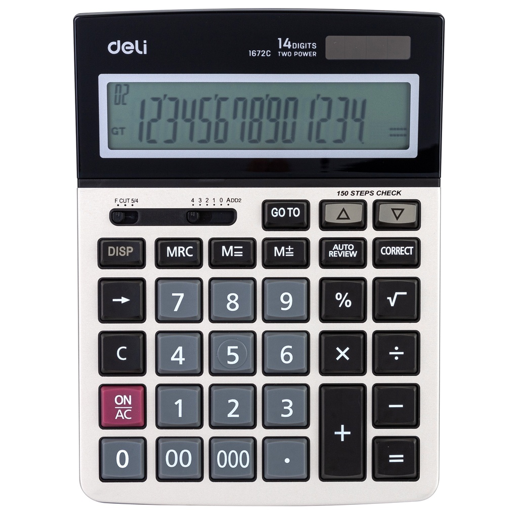 Deli Calculator 1672C - 14 Digits