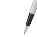 Cross Satin Chrome Stainless Steel Medium Nib Fountain Pen
