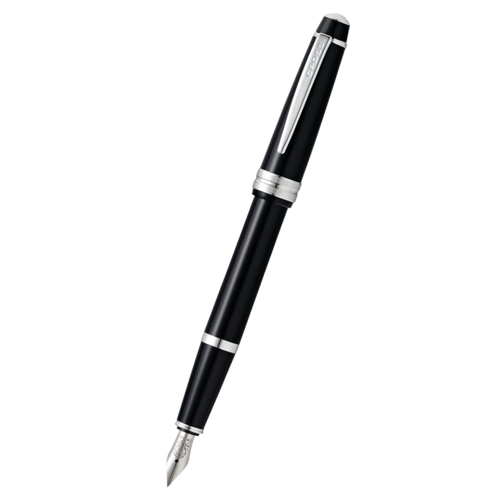 Cross Bailey Light Polished Black Resin Fine Nib Fountain Pen