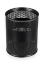 Round Metal Pen holder office black - No. 98403