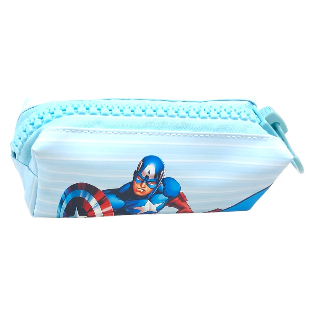 Jumbo Zipper Pencil Pouch - Caption America