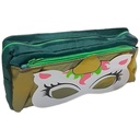 Shining Cat Pencil Pouch - Green