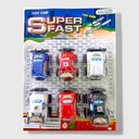 Super Fast Jeeps Cars Set - Pack of 6 - No. AY-2706-F