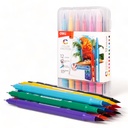 Double Ended Tip Washable Markers - 12 Colors Emotion - C151-12