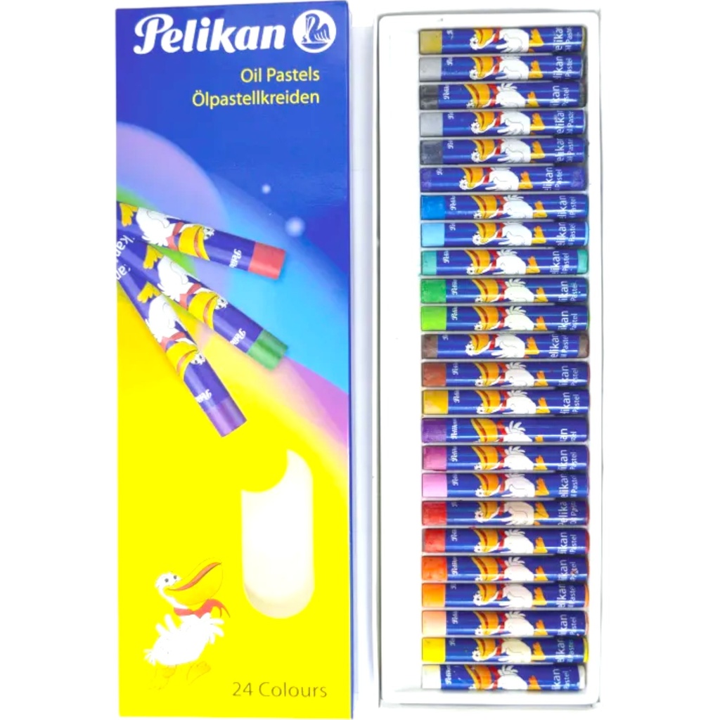 Oil Pastels - 24 Colours - Pelikan
