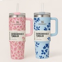 Stanley Marbel/Flower Design Tumbler - Assorted Colours