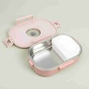 Steel Lunch Box - Pink