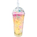Donut Straw Sipper 430ML - Pink