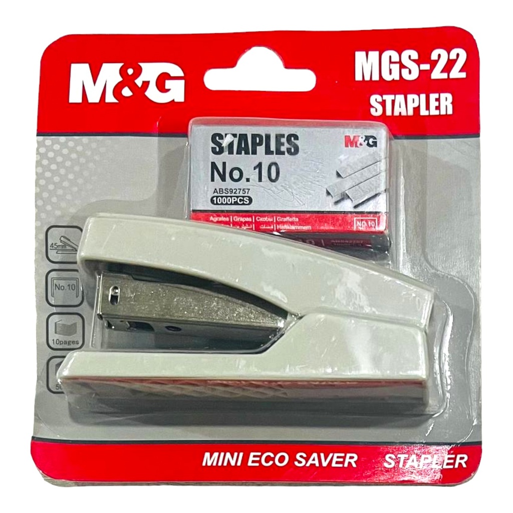 M&G-22 MINI STAPLER ( With Staples NO.10 )