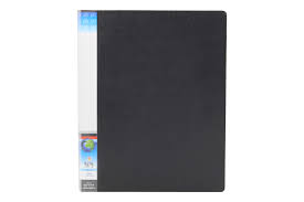 PVC Clip File Legal Size  - Black