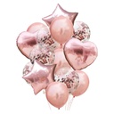 18inch Heart Star Shape Foil Balloons 14pcs/set