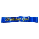 Birthday Girl Sash - Assorted Color