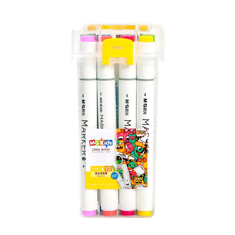 M&G Little Artist Double-Sided Marker Set of 12 Pcs