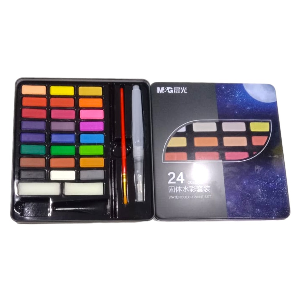 M&G 24 Colors watercolor paint set - APLN6577