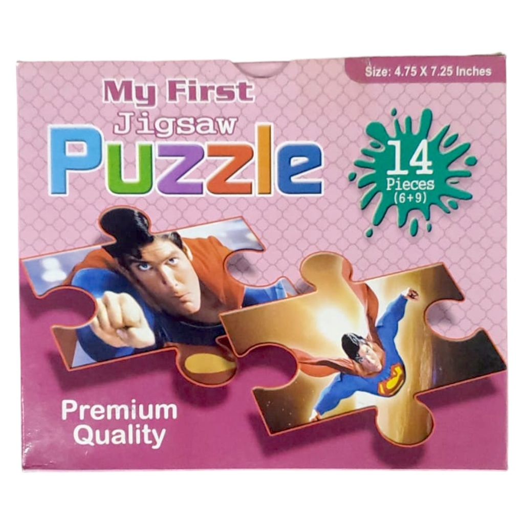 My First Jigsaw Puzzle Superman 14 Pieces (Children's)