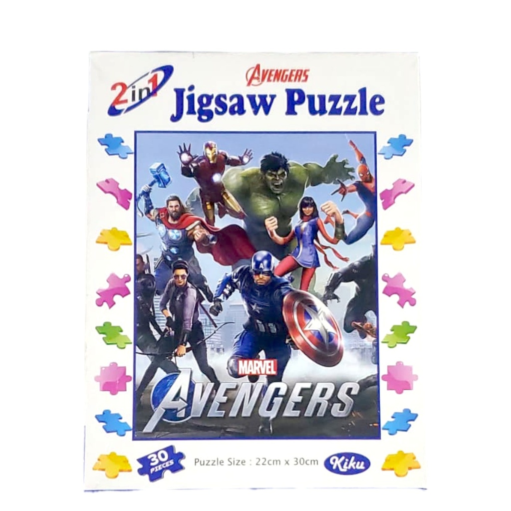 Jigsaw Puzzle Avengers 2 in 1 PZ-0321 (KiKu)