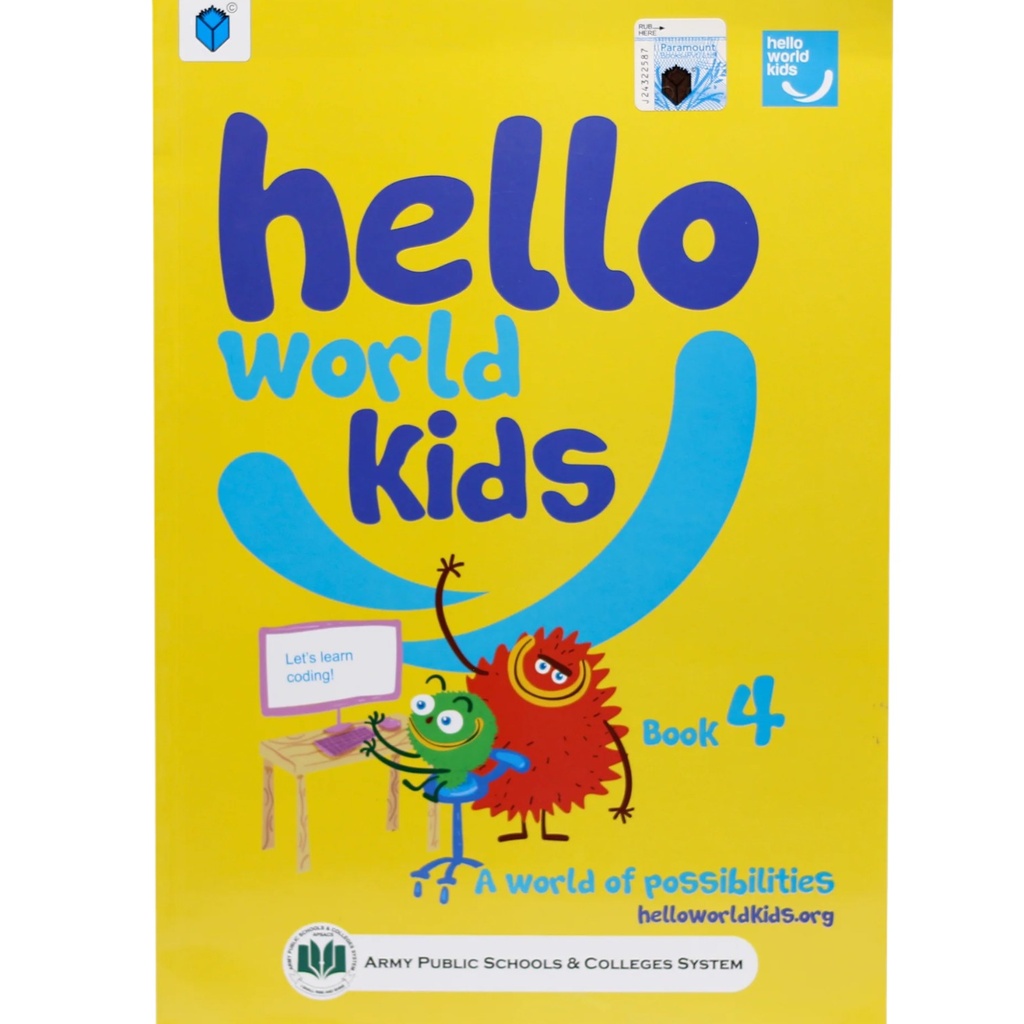 [9789957877569] Hello World Kids Book-4