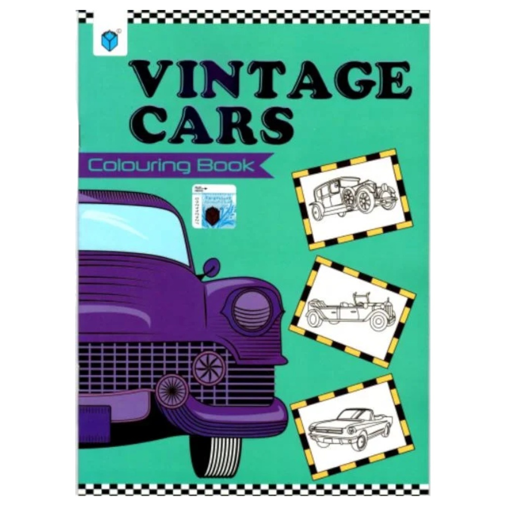 Vintage Cars Colouring Book