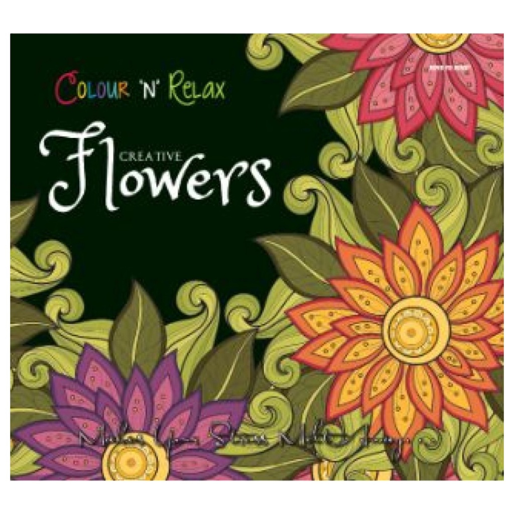 [9555480587301] Colour ‘N’ Relax: Creative Flowers