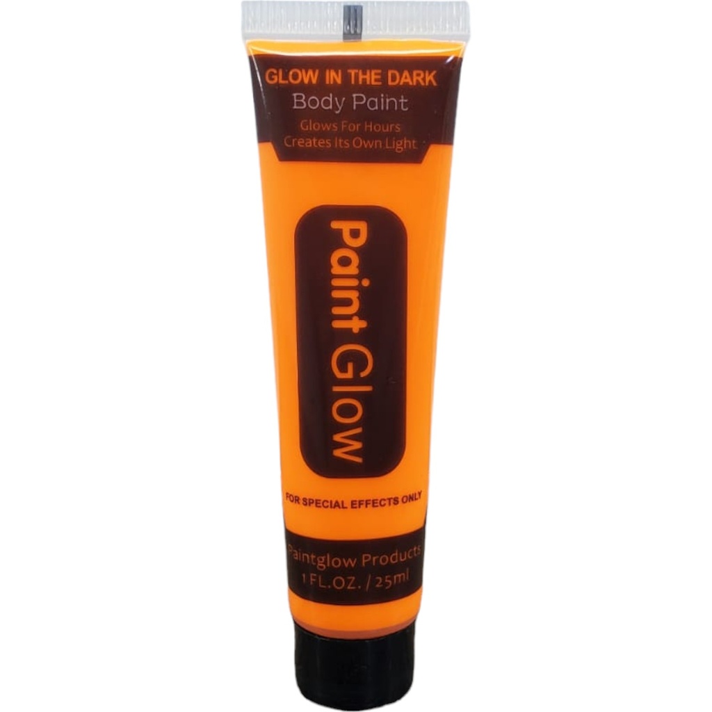 Acrylic Paint Glow Body Glow - 25ml - Orange