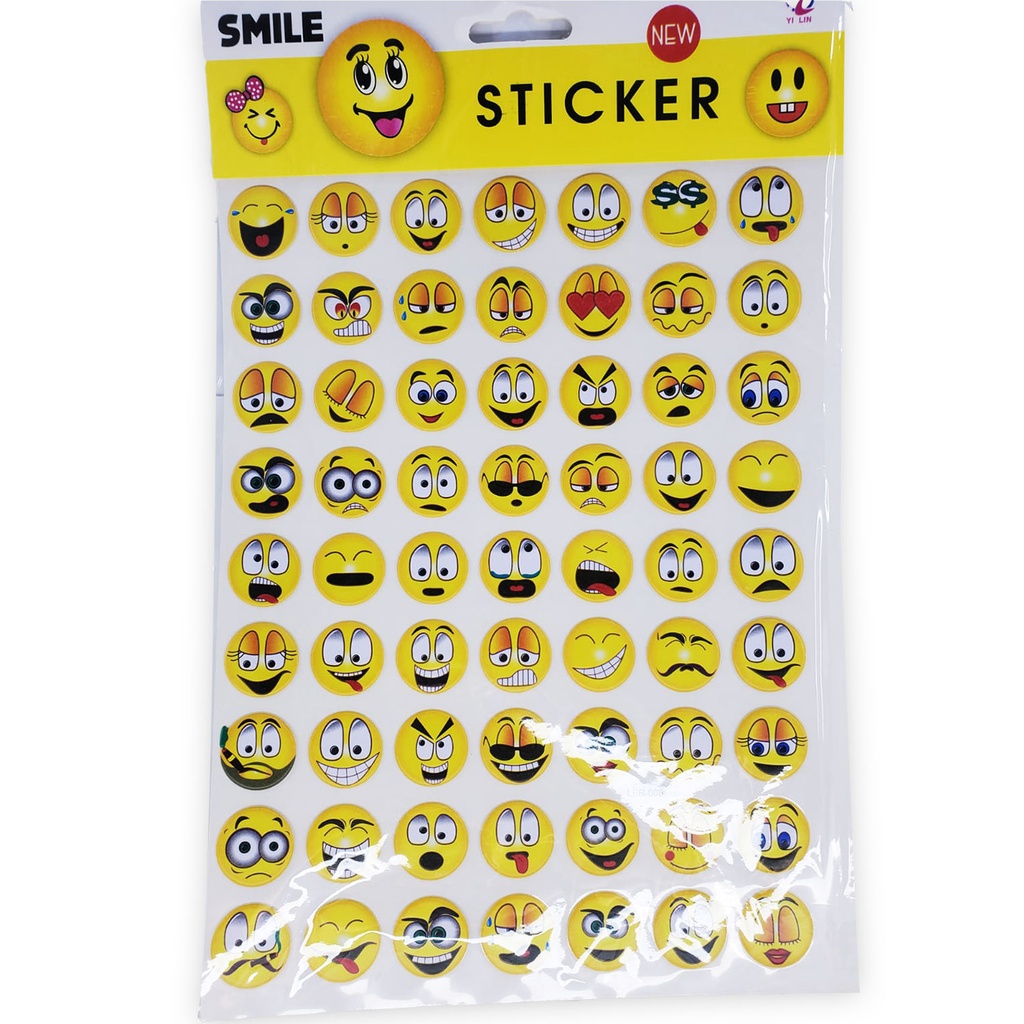 Smile Emoji Sticker - LBR